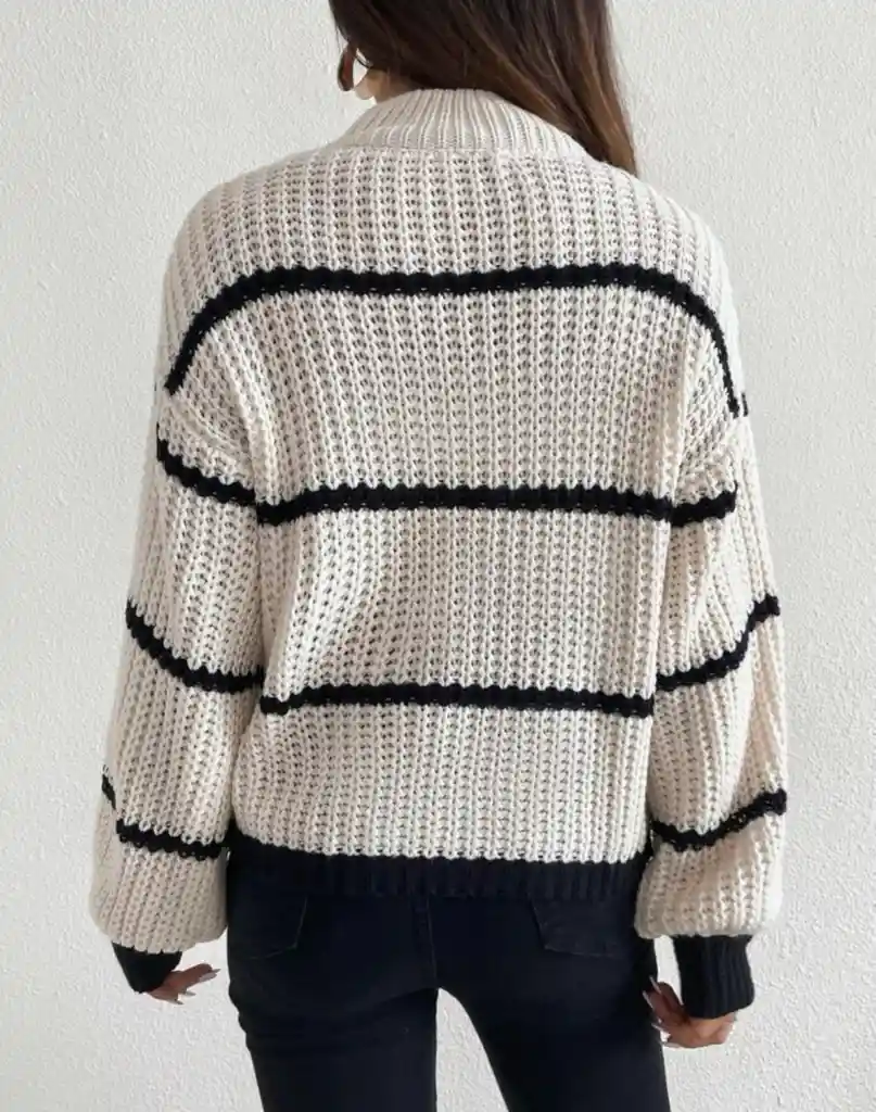 Sweater French Blanco Talla Xs