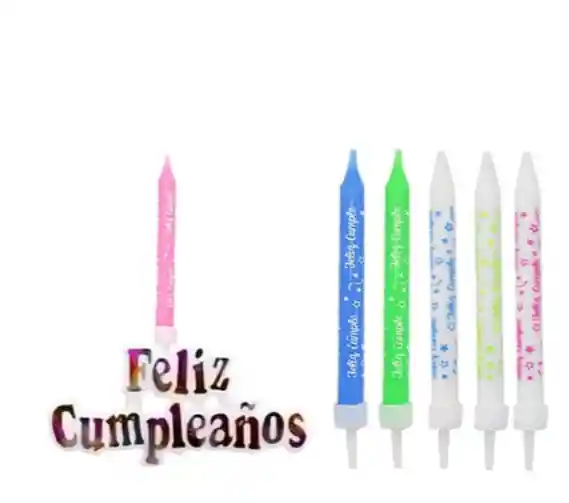 Velas Feliz Cumpleaños