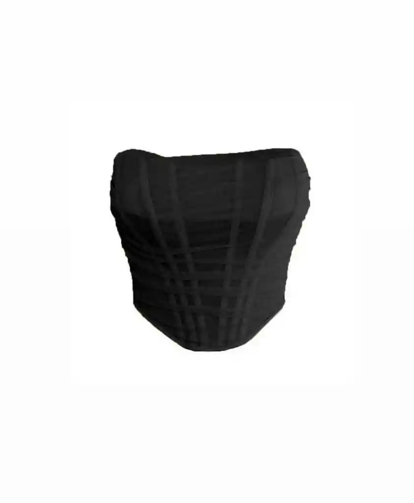 Top Corset Negro Talla M