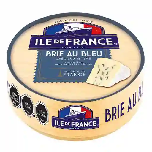 Ile De France - Queso Brie Cremoso Azul (brie Au Bleu) 125g