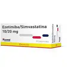 Ezetimiba/simvastatina 10/20mg X 28 Comprimidos