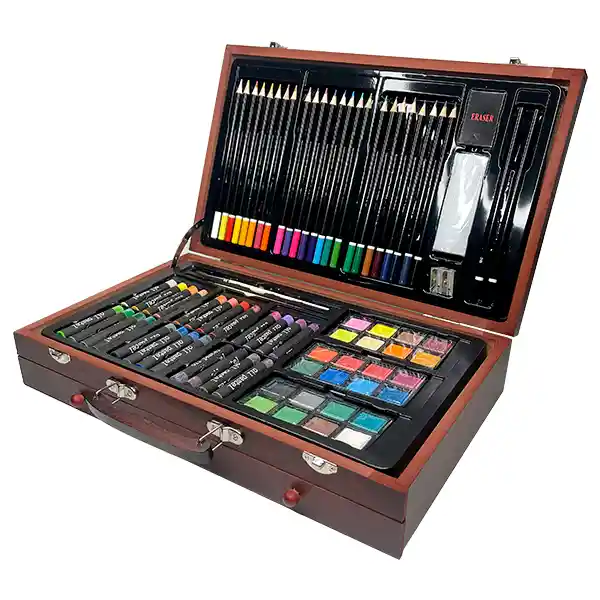 Set De 143 Lápices De Colores Arte Profesional Para Dibujar