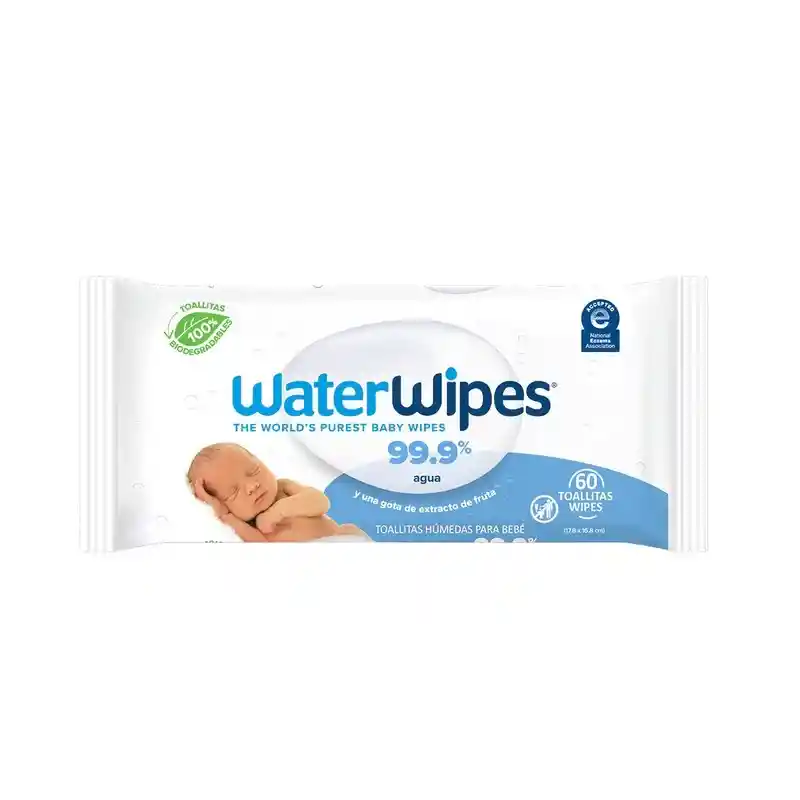 Toallitas Húmedas Waterwipes 60 Unidades