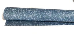 Wrapping Paper Blue Flower #38