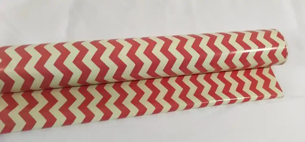 Wrapping Paper Red Wave #40