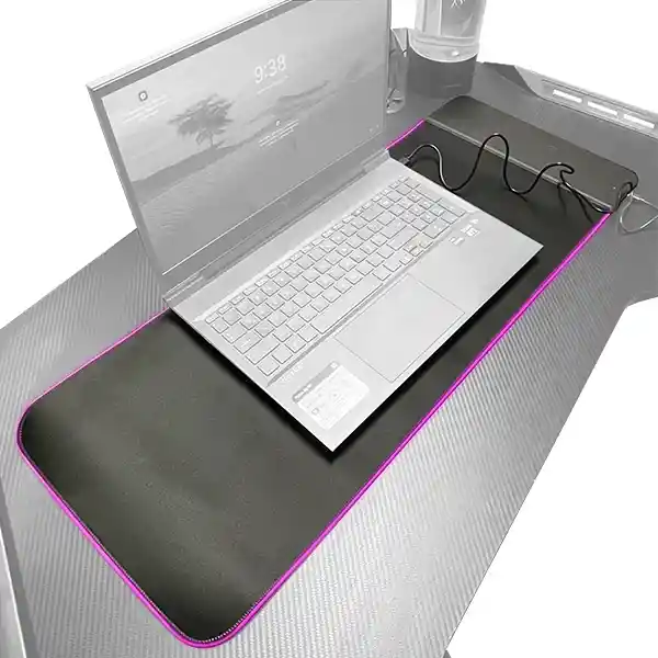 Mousepad Gamer Led Cargador Inalámbrico