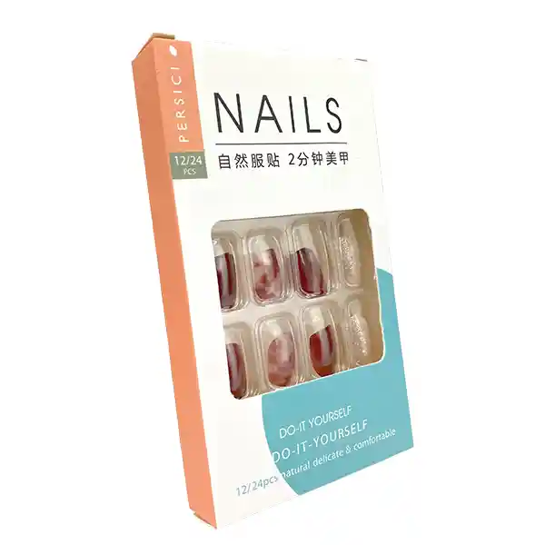 Uñas Press On Manicure 24 Pcs