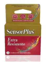 Condón Sensor Plus - Caja 3 Unidades Extra Resistente