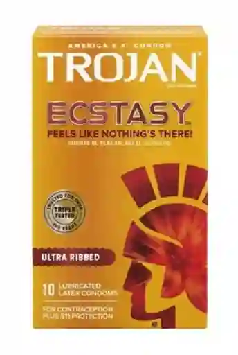Condones Trojan Ecstasy - 10 Unidades