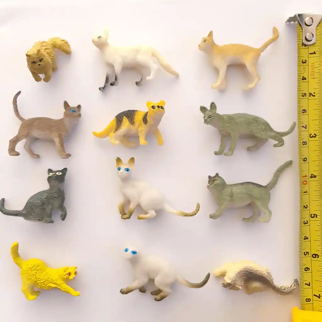 Set Juguetes De Animales Gatos S