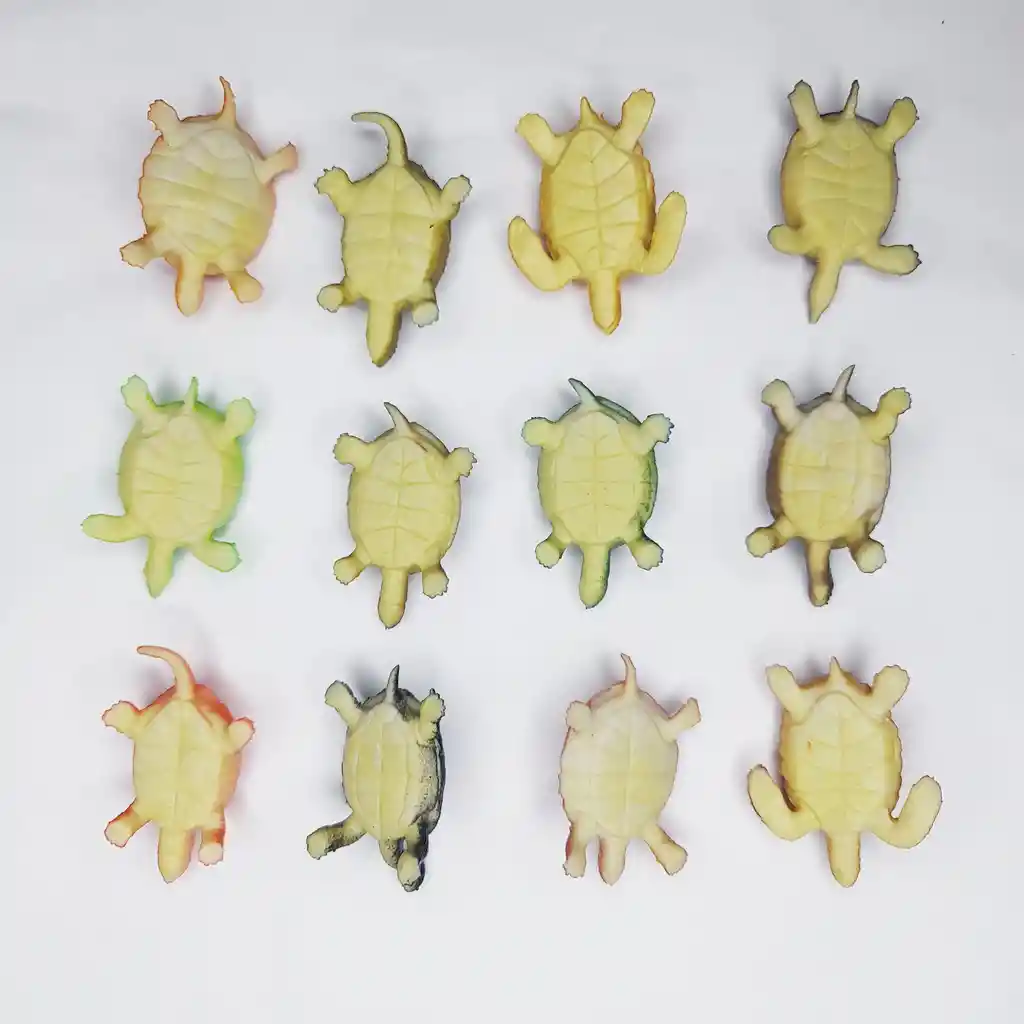 Set Juguetes De Animales Tortugas 12 Figuras S