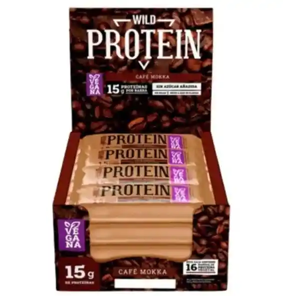 Wild Protein Wild Foods -Mokka - Caja 16 Unid Barra De Cafe Mokka