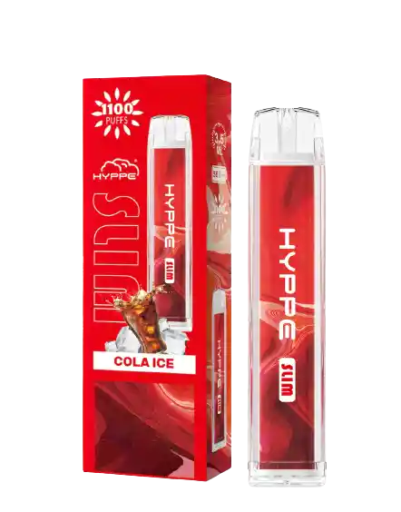 Vaporizador Desechable Hyppe Slim 1100 Puff - Cola Ice, 0%