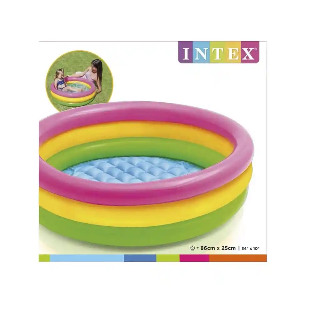 Piscina Circular Para 3 Bebes Entretenimiento Seguro 57104