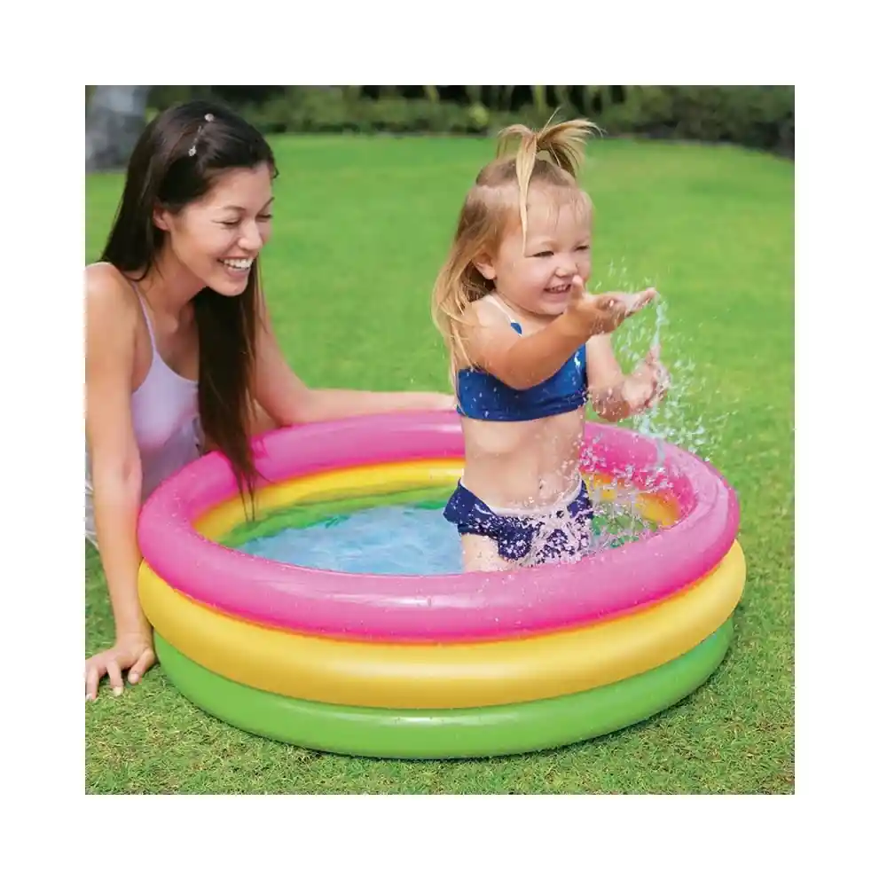 Piscina Circular Para 3 Bebes Entretenimiento Seguro 57104