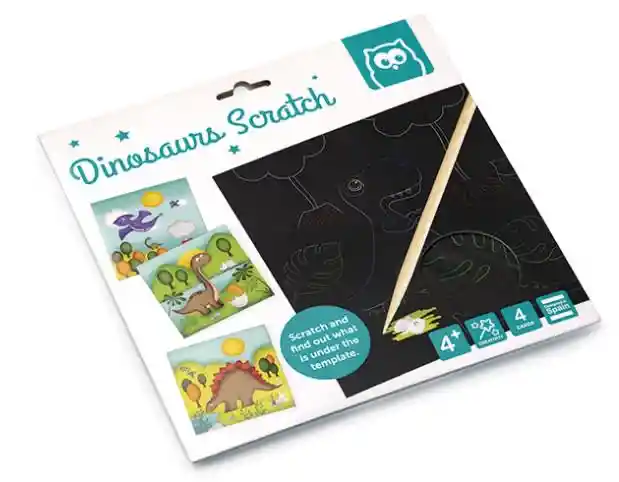 Eureka Kids Scratch Art Dinosaurs