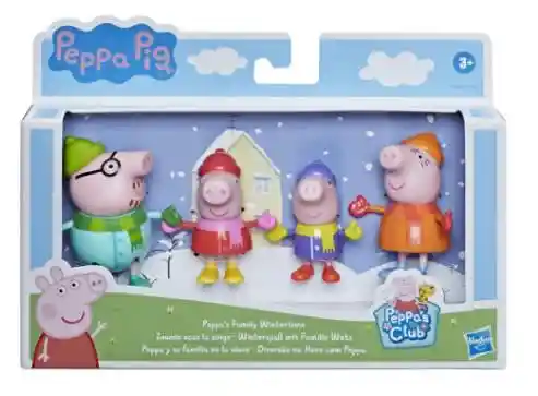 Hasbro Peppa Pig Peppa Y Su Familia En La Nieve