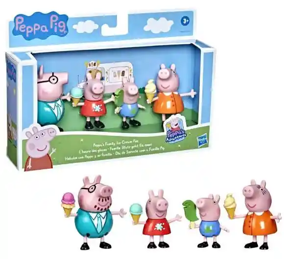 Hasbro Peppa Pig Helados Con Peppa Y Su Familia
