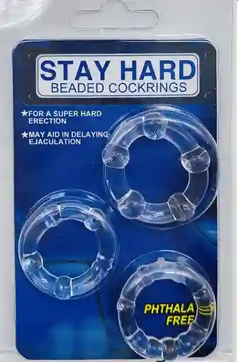 Set 3 Anillos Para El Pene