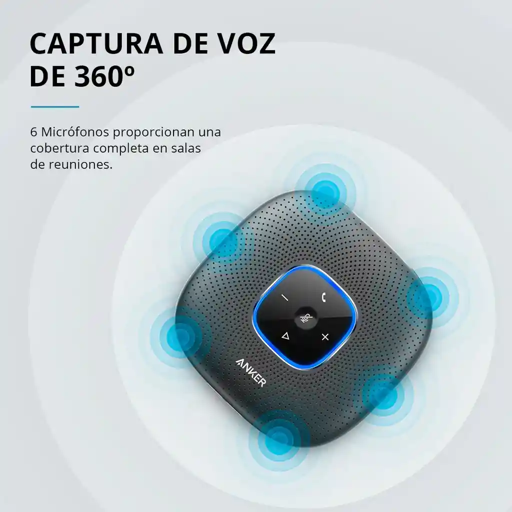 Altavoz Bluetooth Para Conferencia Powerconf