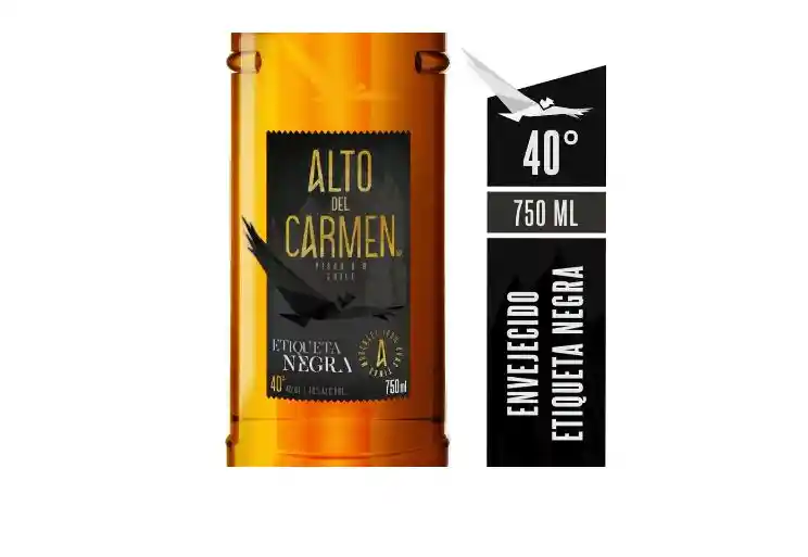 Pisco Alto Del Carmen Etiqueta Negra 40° 750ml