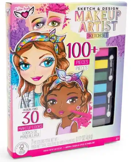 Fashion Angels Makeup Looks De Maquillage Artist Sketch Set