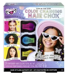 Fashion Angels Hair Styling Activity Kit Color Changing Hair Chox In The Sun!