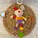 Peluche Sonajero Con Elementos Estimulantes Búho Y Conejo