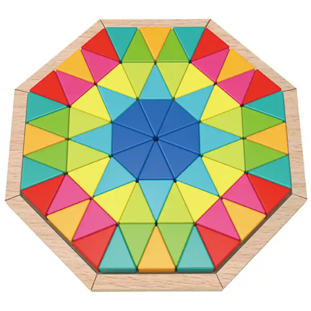 Tooky Toys Puzzle Mandala De Madera 73 Piezas