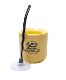 Mate Practico Extractor De Yerba Amarillo