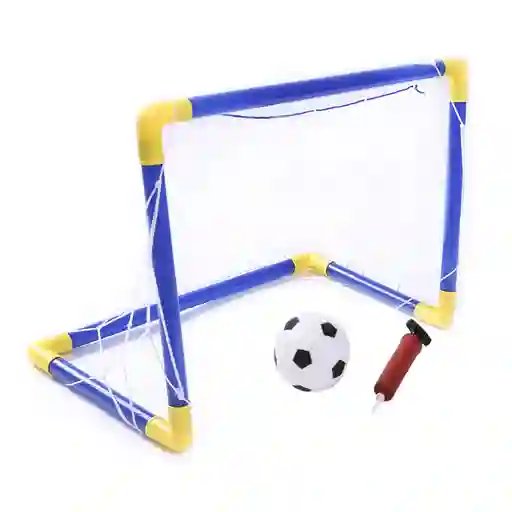 Arco Futbol Infantil Red Con Pelota E Inflador