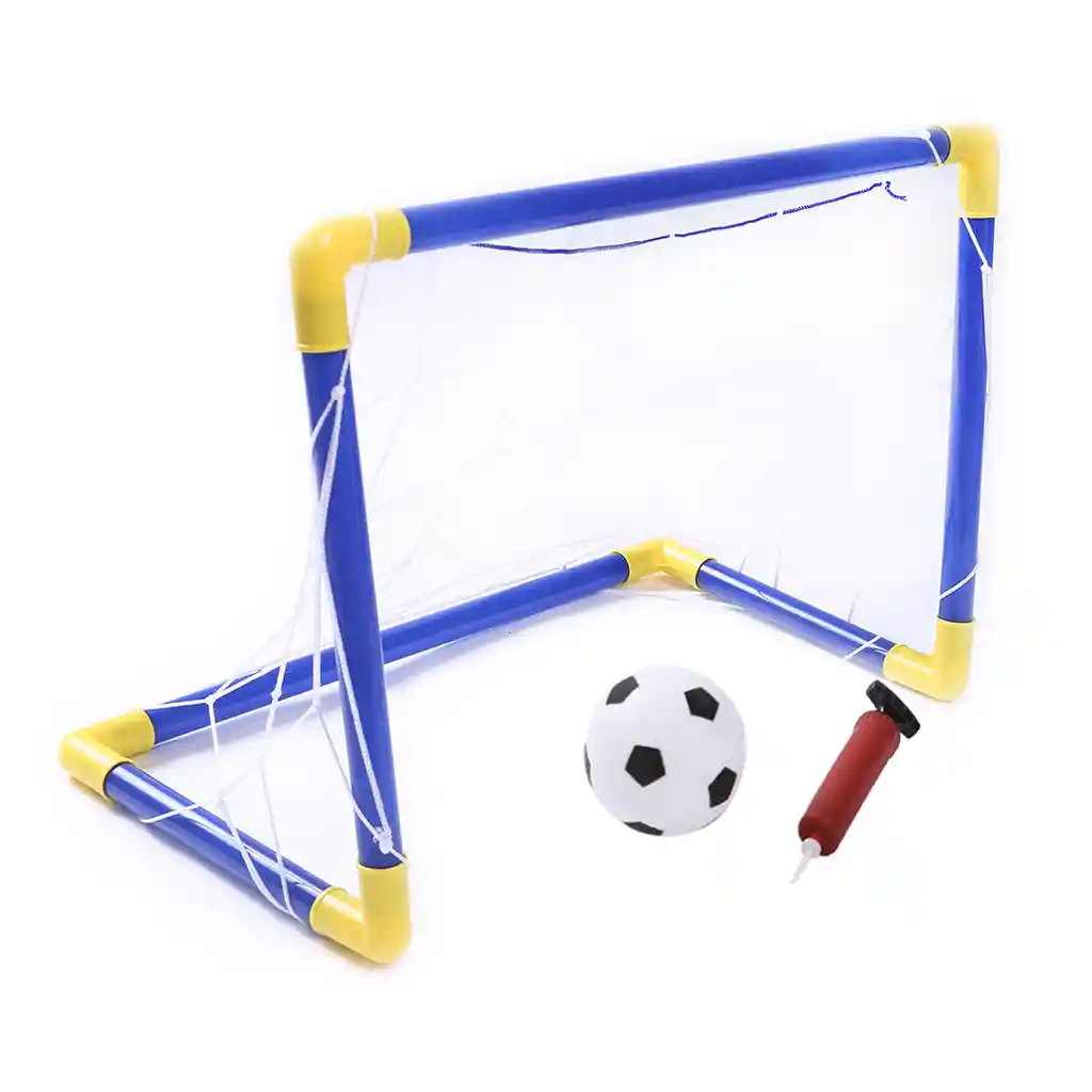 Arco Futbol Infantil Red Con Pelota E Inflador