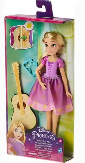 Hasbro Disney Princess Muñeca Rapunzel Y Su Guitarra