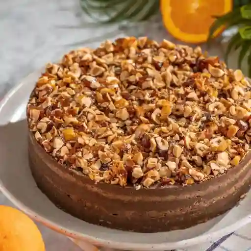Torta Chocolate Naranja, Con Praliné De Avellanas, Vegana, Marca Tremus