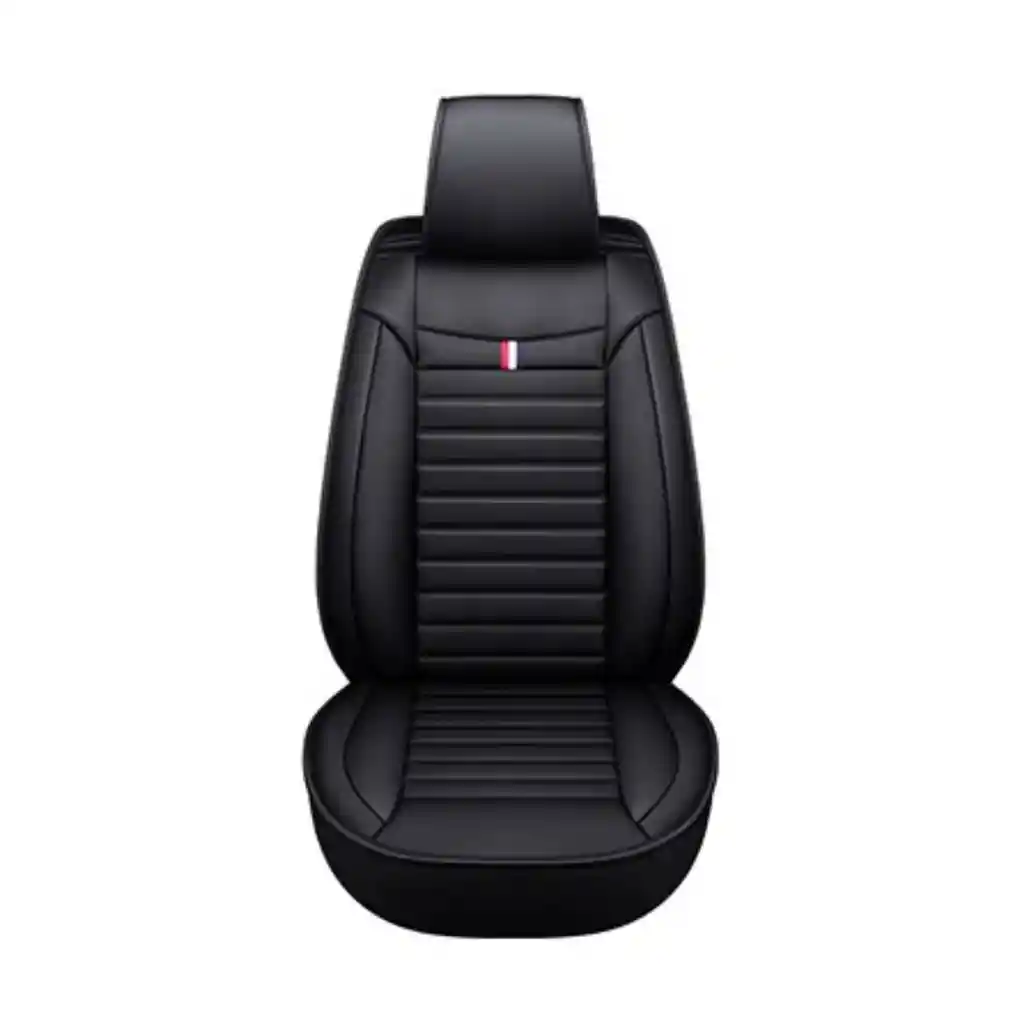 Funda Asiento Auto Deluxe Eco Cuero Milan Negro