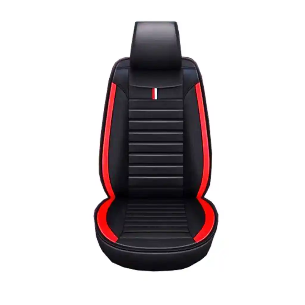 Funda Asiento Auto Deluxe Eco Cuero Milan Rojo