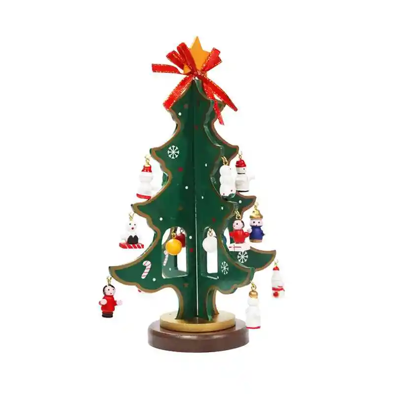 Árbol De Madra Navideño Para Escritorio