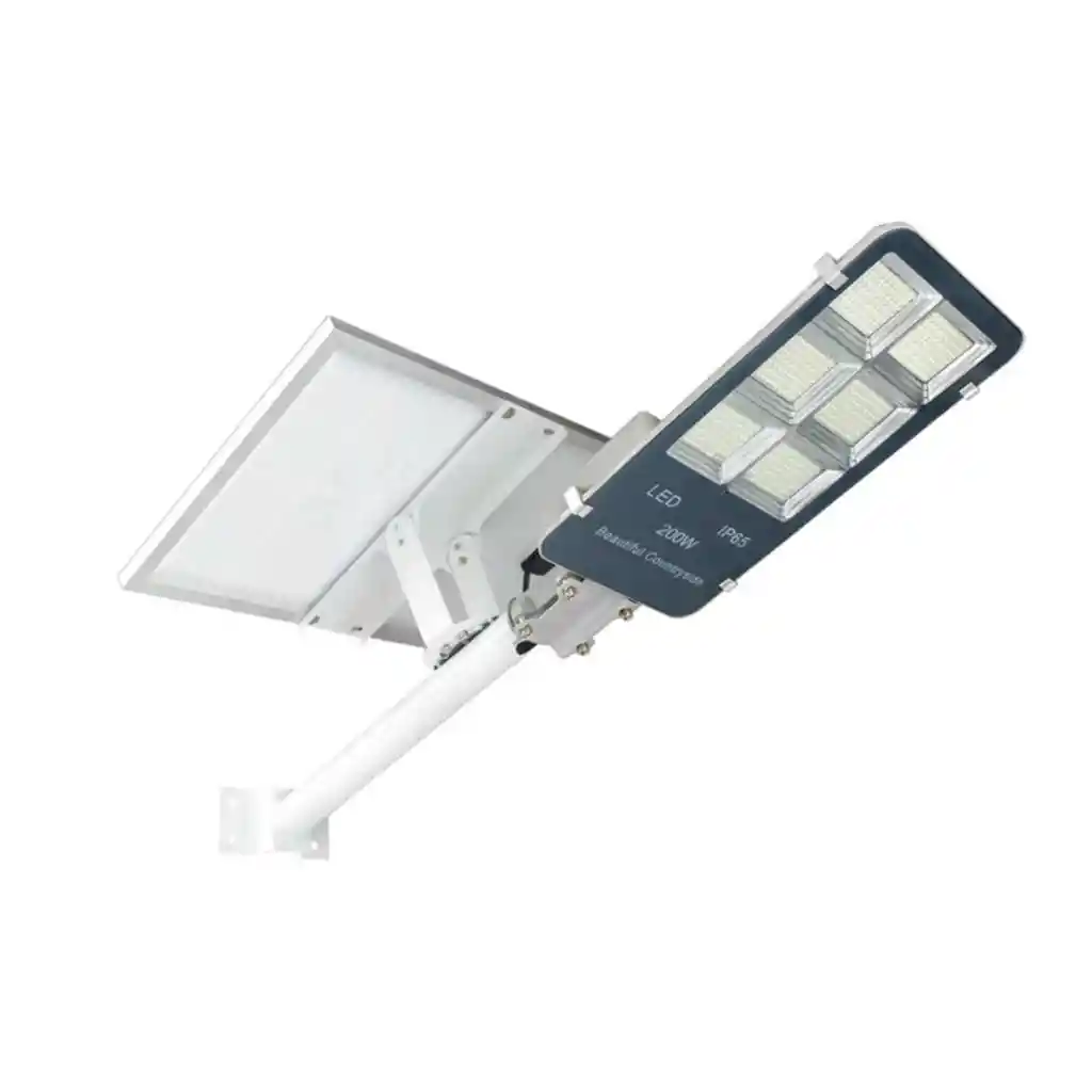 Foco Solar 200 Led 200 Watts Panel Solar Control Remoto