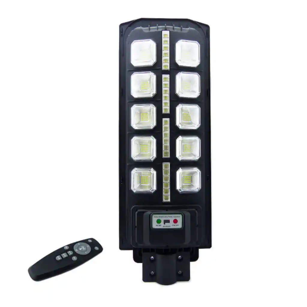 Foco Solar 336 Led 10 Placas 400 Watts Sensor