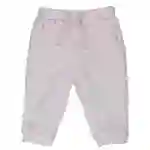 Pantalón De Buzo Style Rosado 18-24m