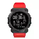 Reloj Smart Band Carga Usb Deportivo Rojo