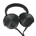 Audifono Extra Bass Microfono 3.5 Mm Plug Estereo Negro