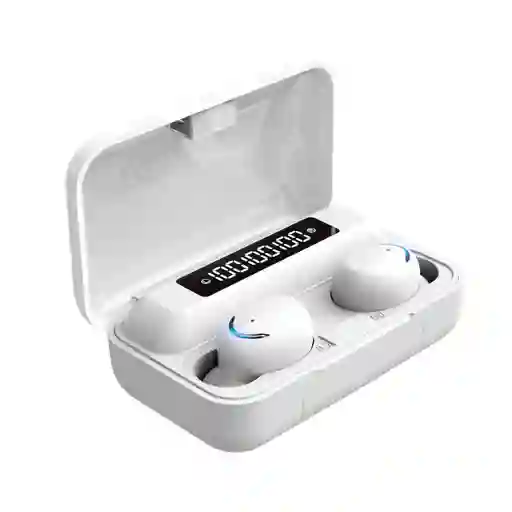 Audifonos True Wireless Bluetooth Indicador Blanco