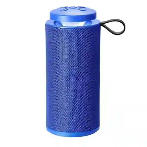 Parlante Bluetooth Recargable Con Luz Rgb/usb/tf/fm Azul