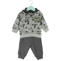 Buzo De Camuflaje Gris Niño 0-3m