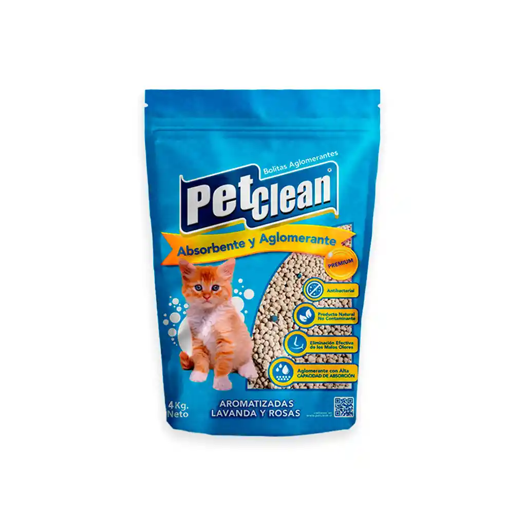 Arena Pet Clean Bolitas Aglomerantes 10kg