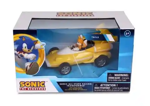 Sonic The Hedgehog Vehículo Pull Back Tails