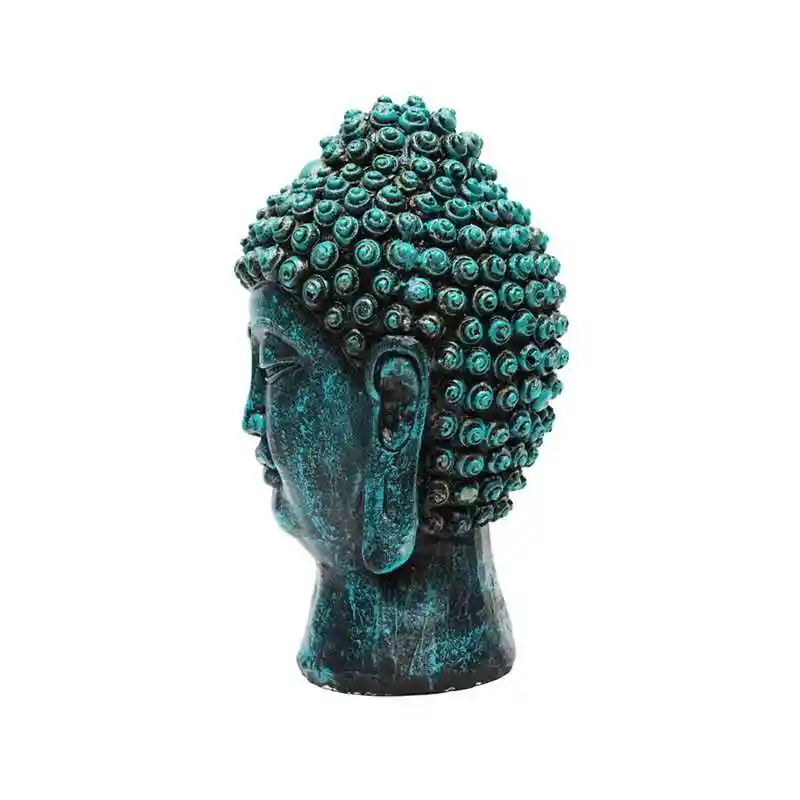 Figura Cabeza De Buda Turqueza B-010