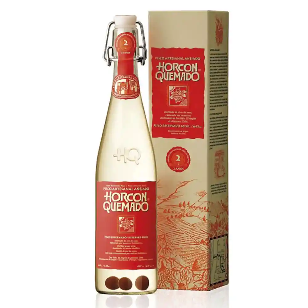Horcon Quemado Pisco2 Anos 645Ml