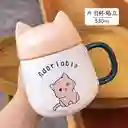 Taza De Cerámica Diseño Gatitos Black Pink Modelo B